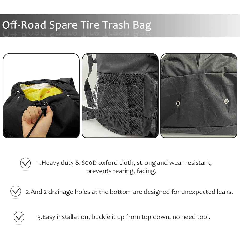 Bolsa de Basura para Llanta de Repuesto para Todo Terreno - Imagen 4