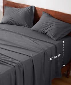 Bedsure Juego de Sábanas para Cama Individual XL, Ropa de