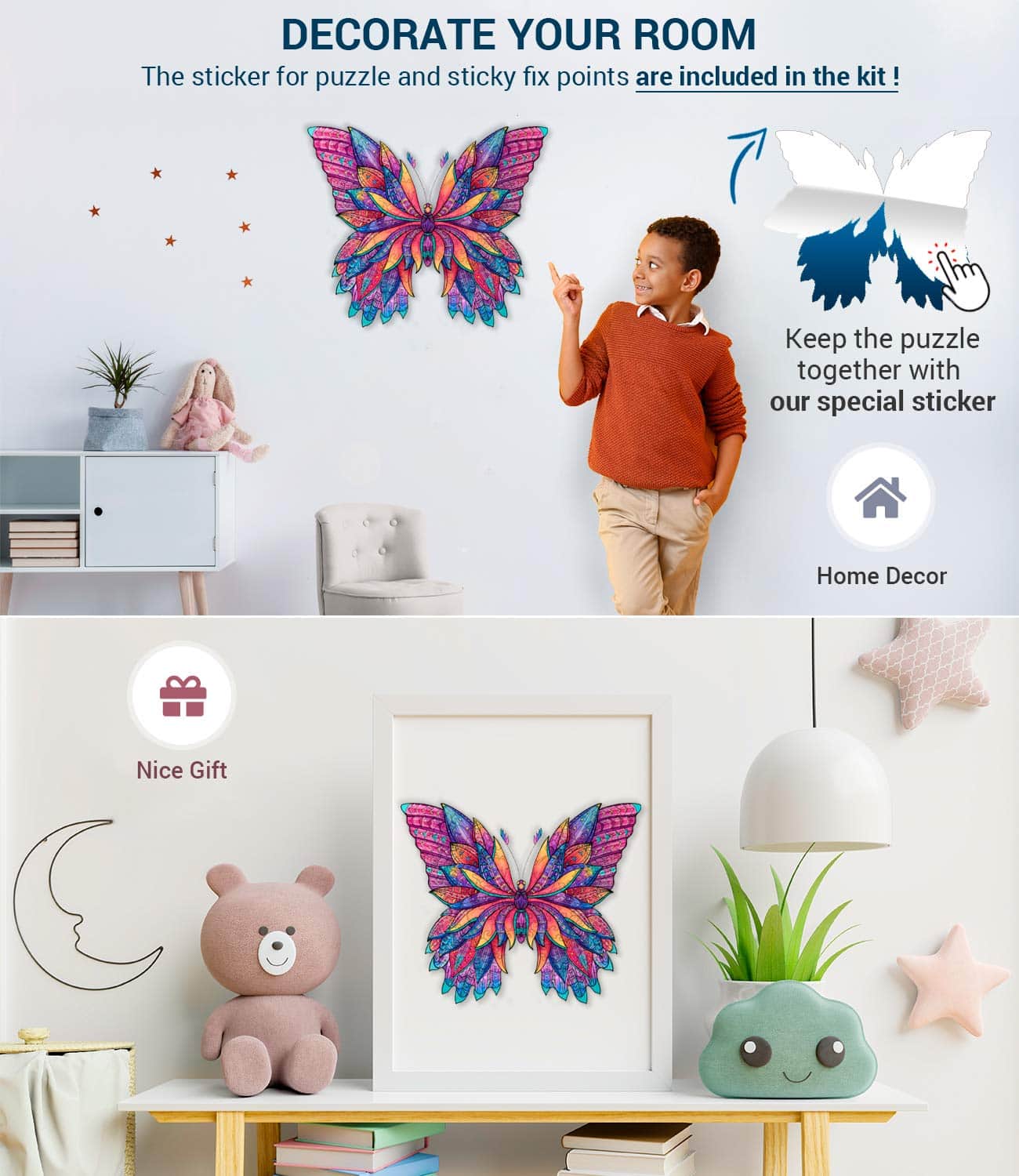 Rompecabezas de madera Hodslen Woods - Animales para niños - Imagen 4