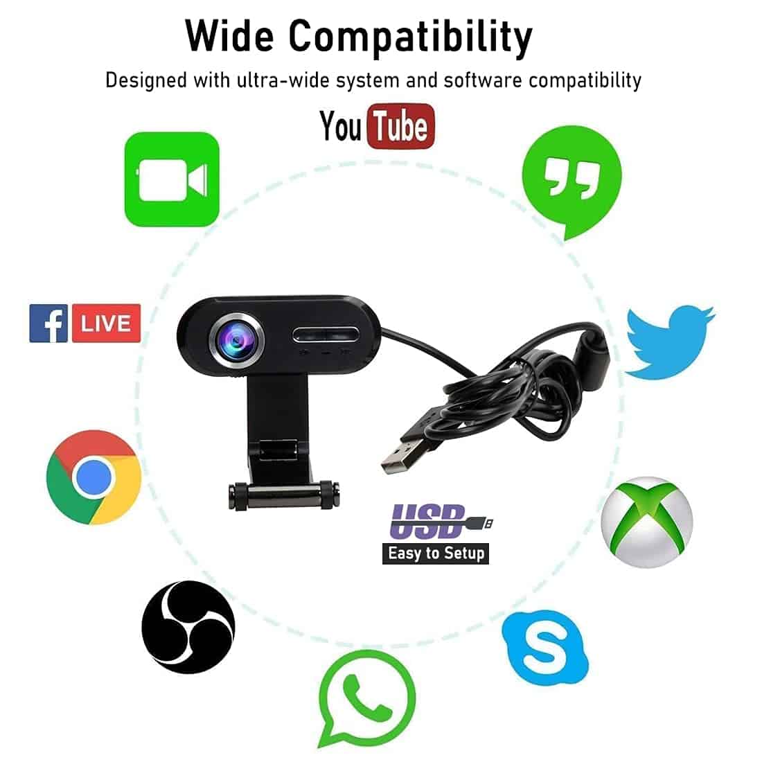 Cámara web digital Vivitar VWC104-BLK - Imagen 4