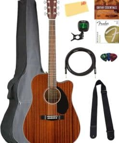 Guitarra acústica-electrica Fender CD-60SCE de Dreadnought