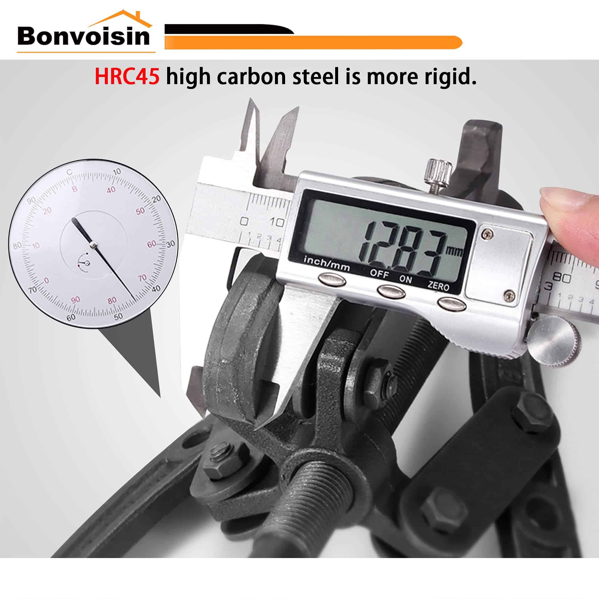 Juego de 3 Extractores de Engranajes 4" 6" 8" Bonvoisin - Imagen 6