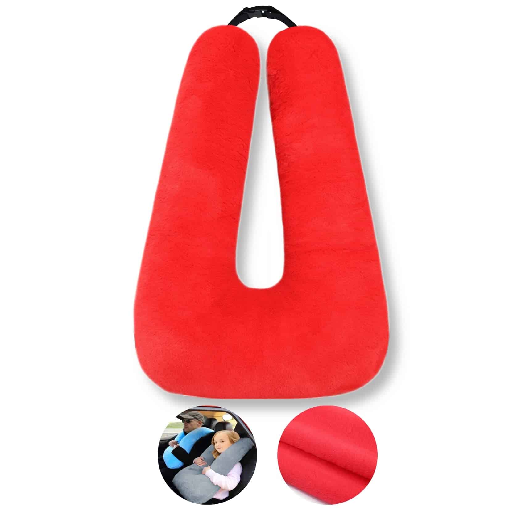 Almohada de Viaje FHSGGP Almohada de Coche para Niños con
