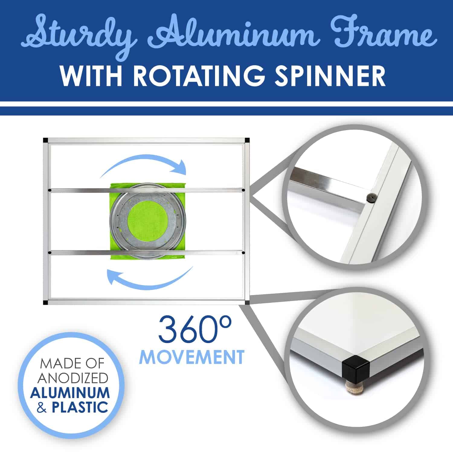 Bandejabandeja giratoria para rompecabezas de 1000 piezas - - Imagen 4