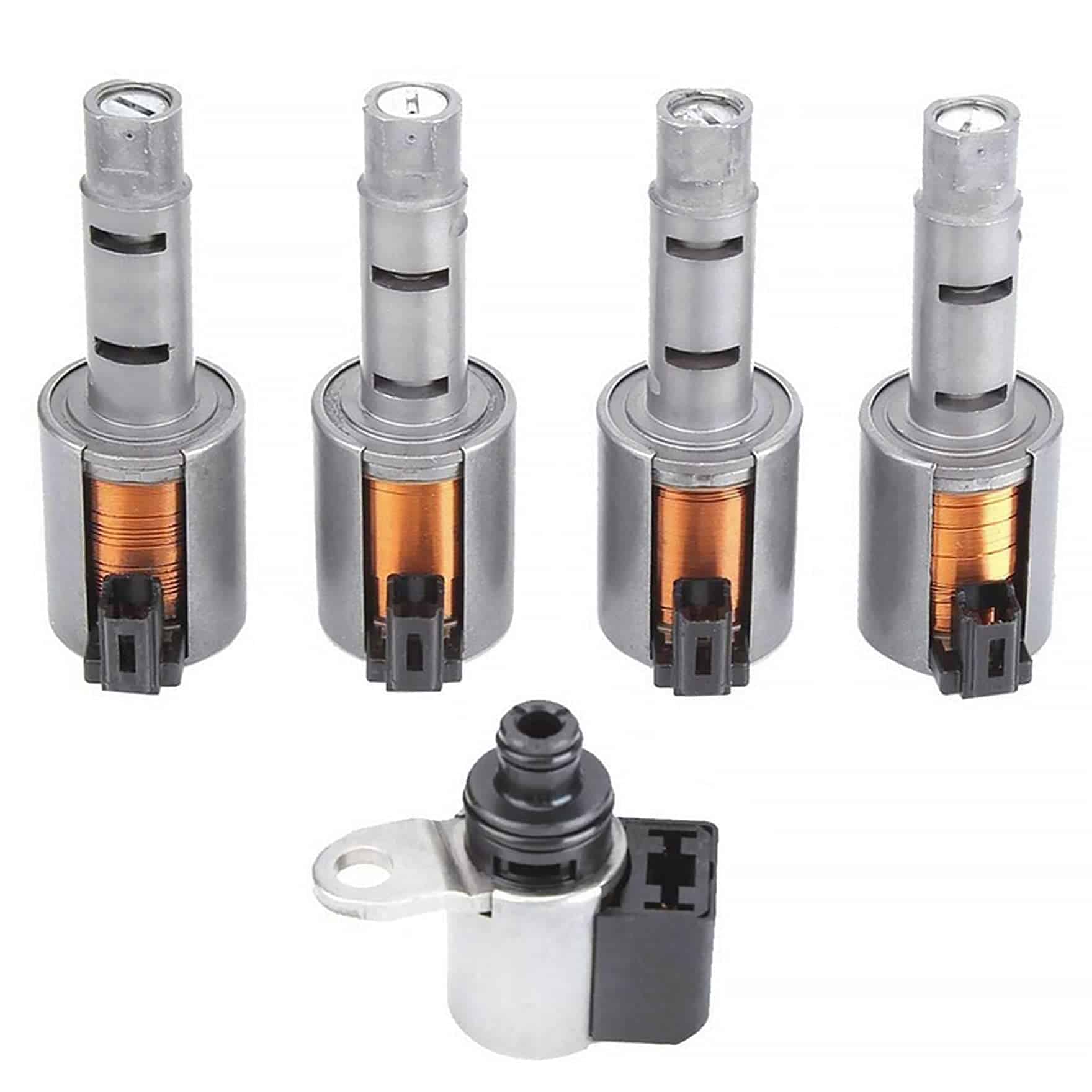 5 Piezas Solenoides de Transmisión JF015E RE0F11A Reemplazo