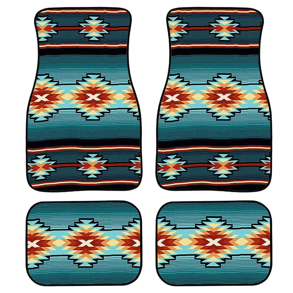 Juego de tapetes para automóvil Jiueut Southwest Tribal