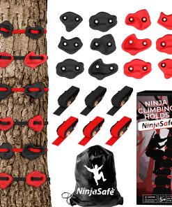 Kit de Escalada de Árbol Ninja con 12 Agarres de Escalada y