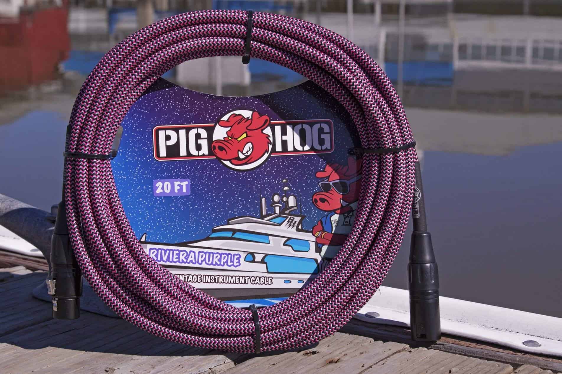 Cable de Micrófono Pig Hog 'Riviera Purple', XLR a XLR, 20 - Imagen 3