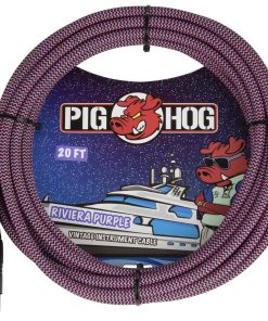 Cable de Micrófono Pig Hog 'Riviera Purple', XLR a XLR, 20