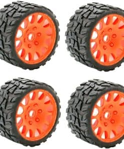 Neumáticos y ruedas para camiones monstruo con correa