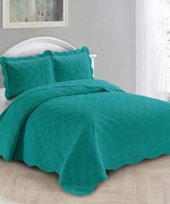 Juego de cama de colcha de cama estampado con patrón de