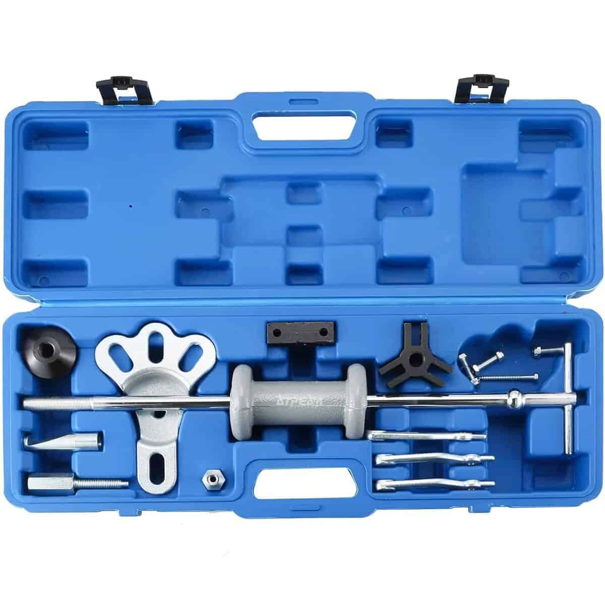 ATPEAM 16pcs Slide Hammer Dent Puller Set, 5lb Slide Hammer