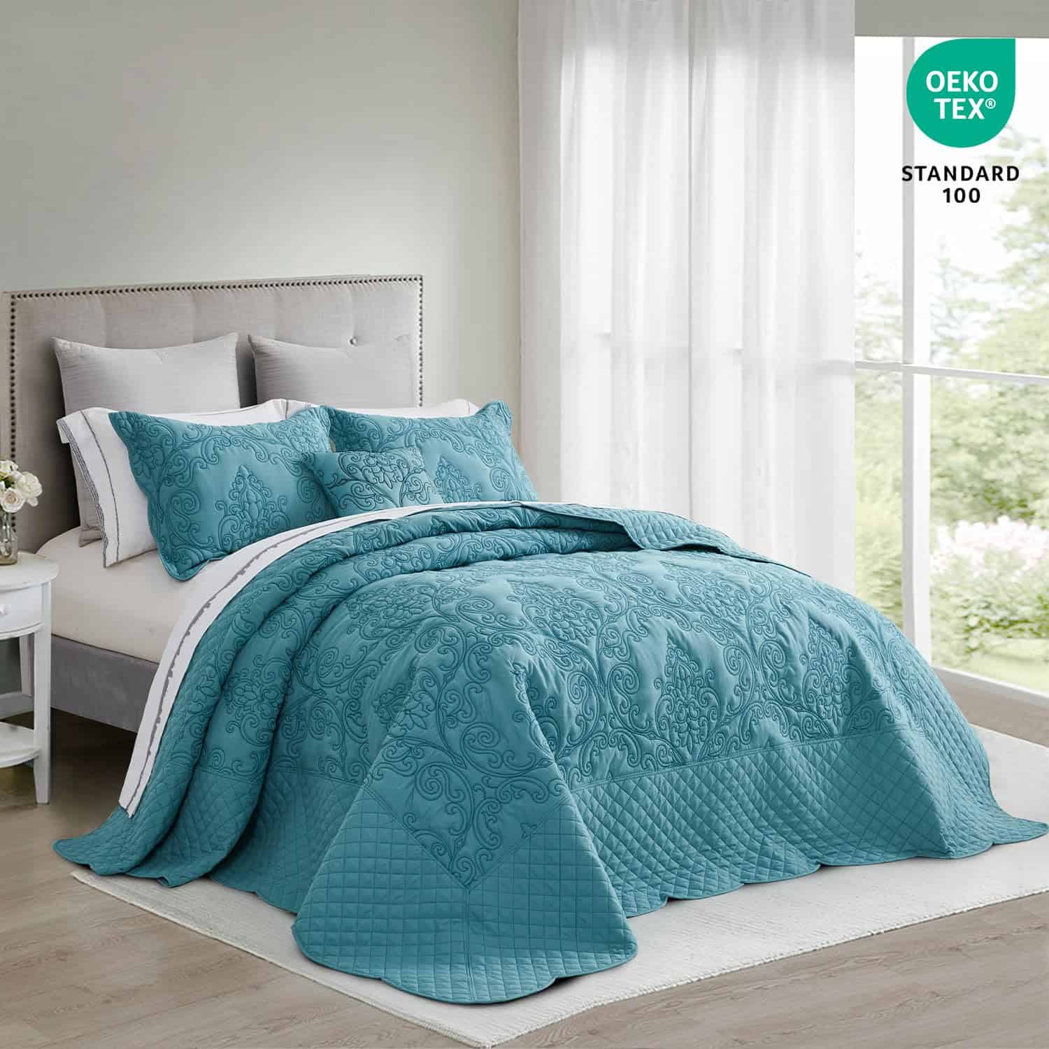 Juego de Colcha Edredón CHIXIN Full Size - Cubrecama Ligero - Imagen 3