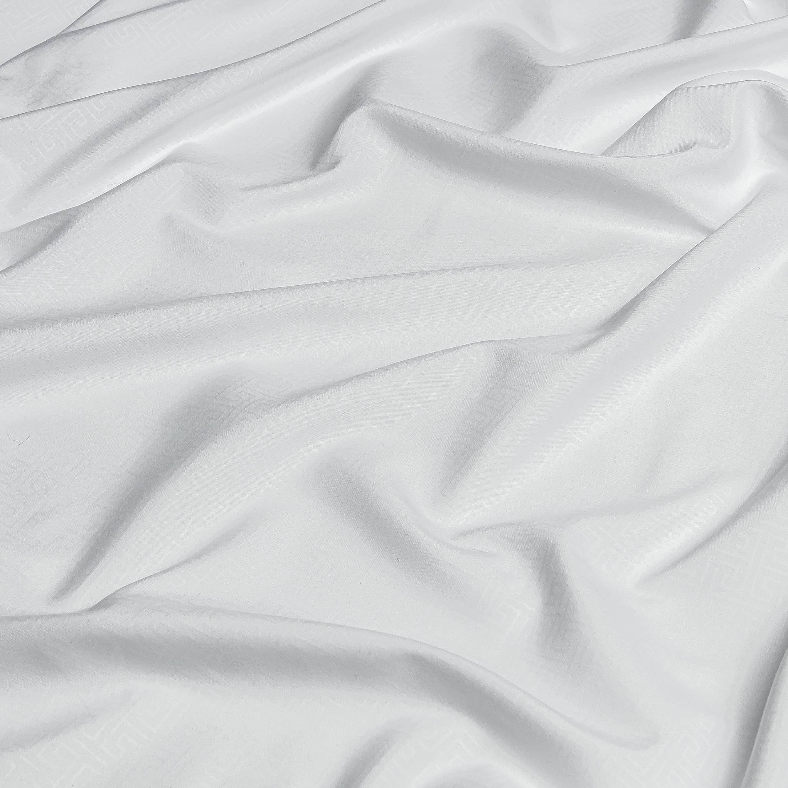 Juego de sábanas blancas de lujo con grabado en relieve - Imagen 5