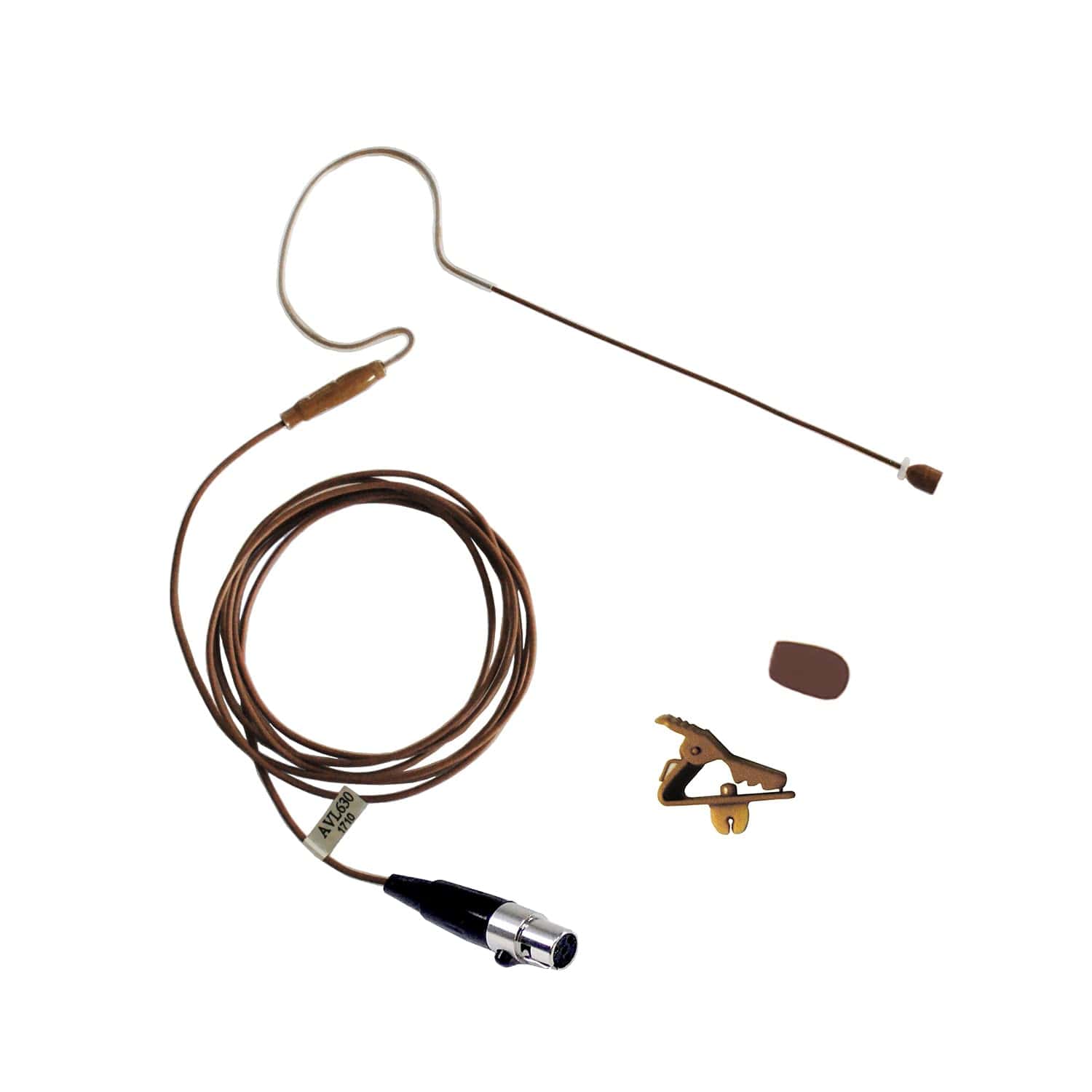 Mini Micrófono de Diadema Av Jefes AVL630 Color Cocoa para