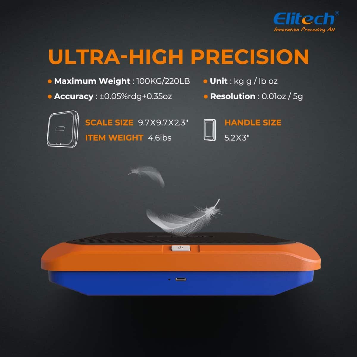 Báscula de refrigerante inteligente Elitech ultrafina y - Imagen 6