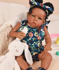 Muñeca Rebornva Bebé Niña Negra, Africana Americana 20