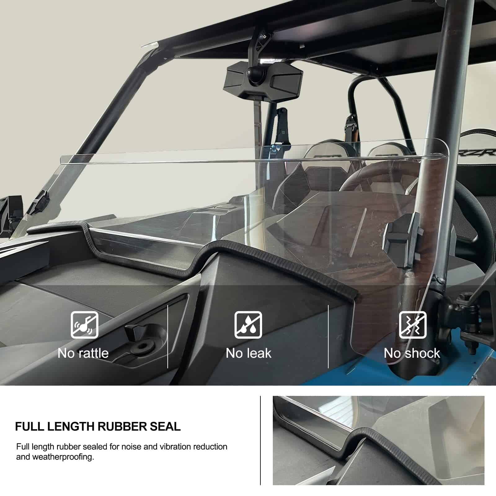 Parabrisas de media altura de polietileno KIWI MASTER - Imagen 6