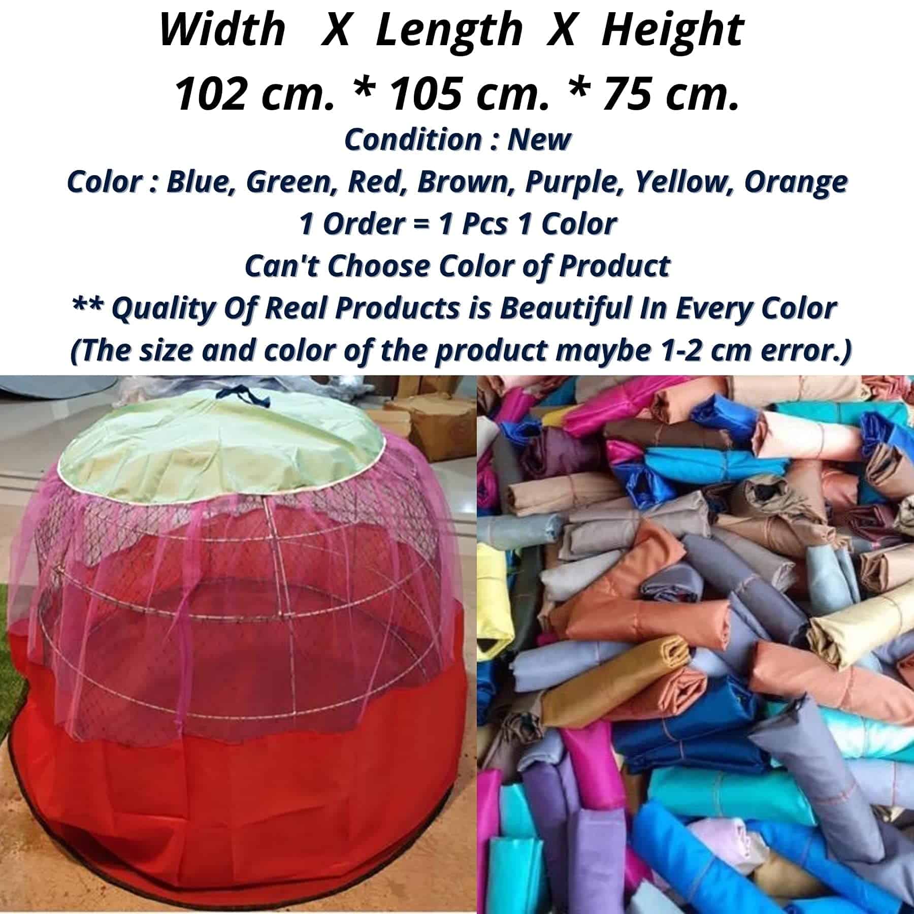 A.D.P. 1 Pcs, Cortina de Tienda de Refuerzo para Gallos Red - Imagen 3