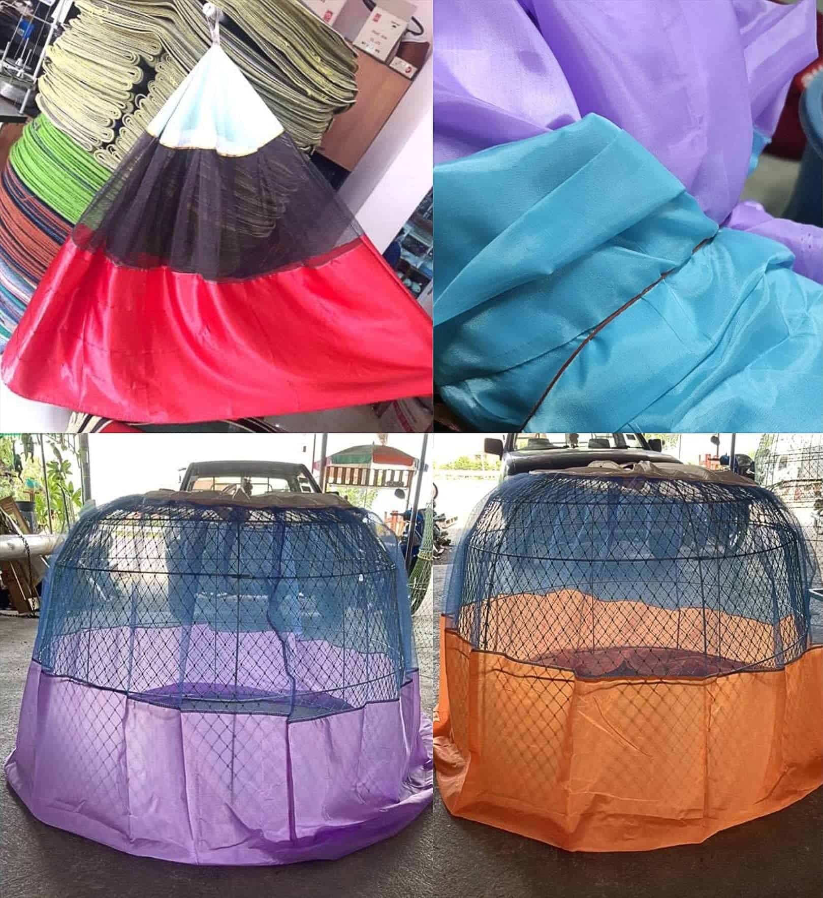 A.D.P. 1 Pcs, Cortina de Tienda de Refuerzo para Gallos Red - Imagen 6