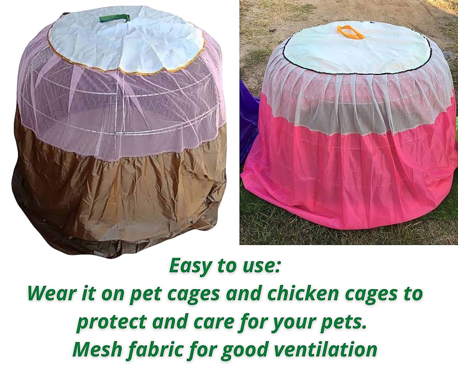 A.D.P. 1 Pcs, Cortina de Tienda de Refuerzo para Gallos Red - Imagen 5