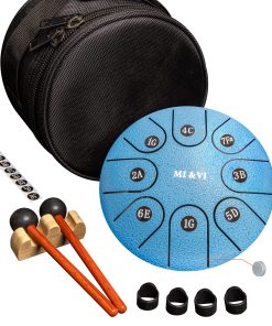 MI&VI 2021 Tambor de Lengua de Acero -Azul Acero