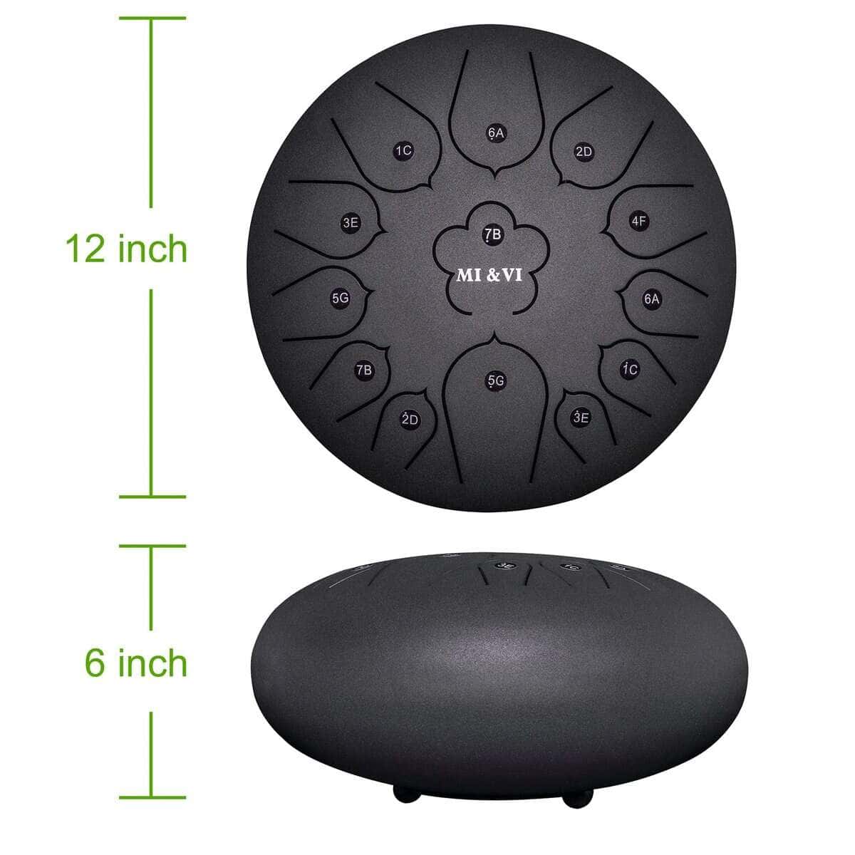 MI&VI 2021 Profesional Steel Tongue Drum | Tambor de Lengua - Imagen 4