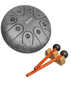 MI&VI 2021 Tambor de Lengua de Acero -ro Plata)