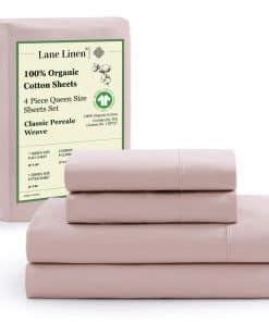 Juego de sábanas Queen LANE LINEN - Juego de sábanas de