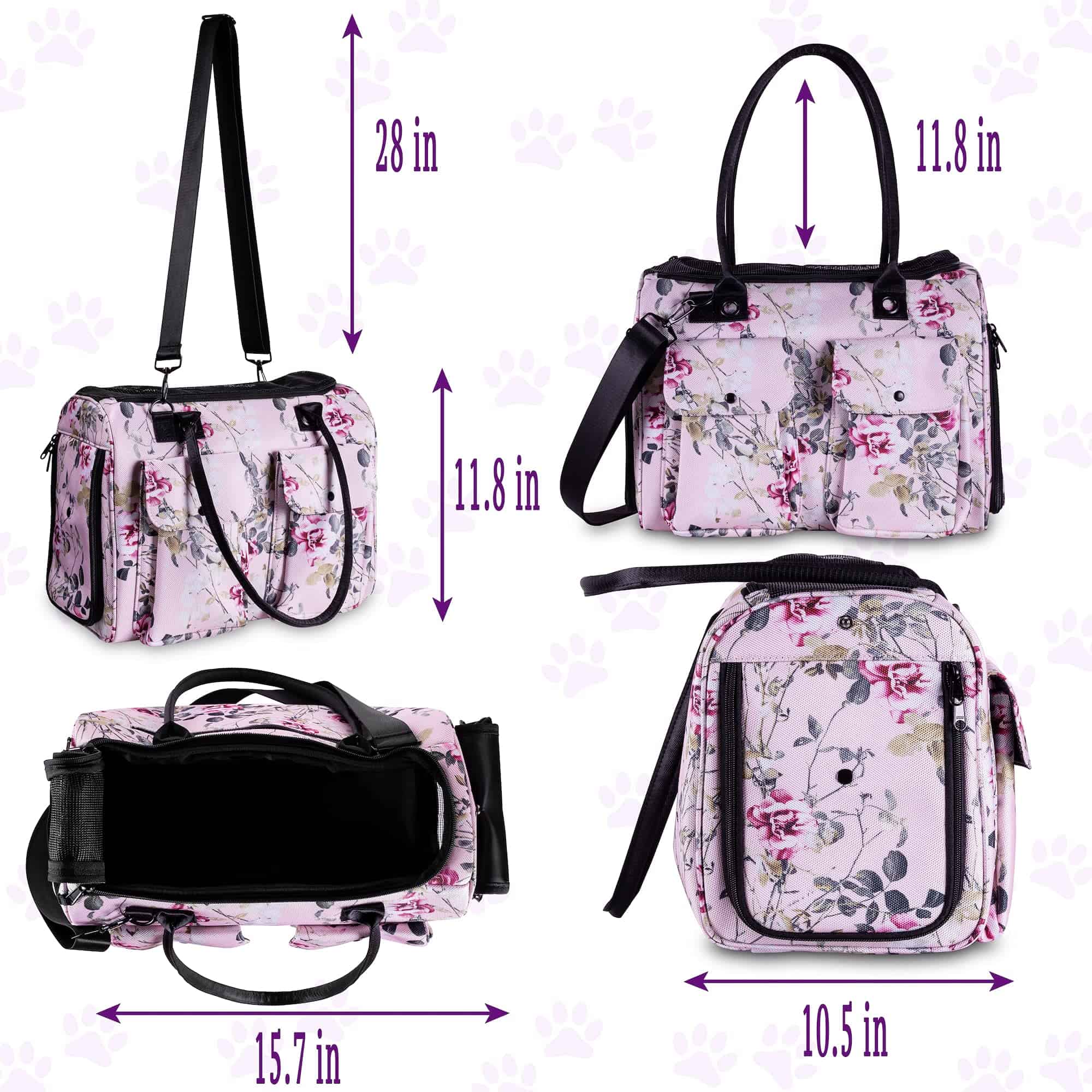 Bolso de Transporte para Perros, Gatos y Conejos - - Imagen 5