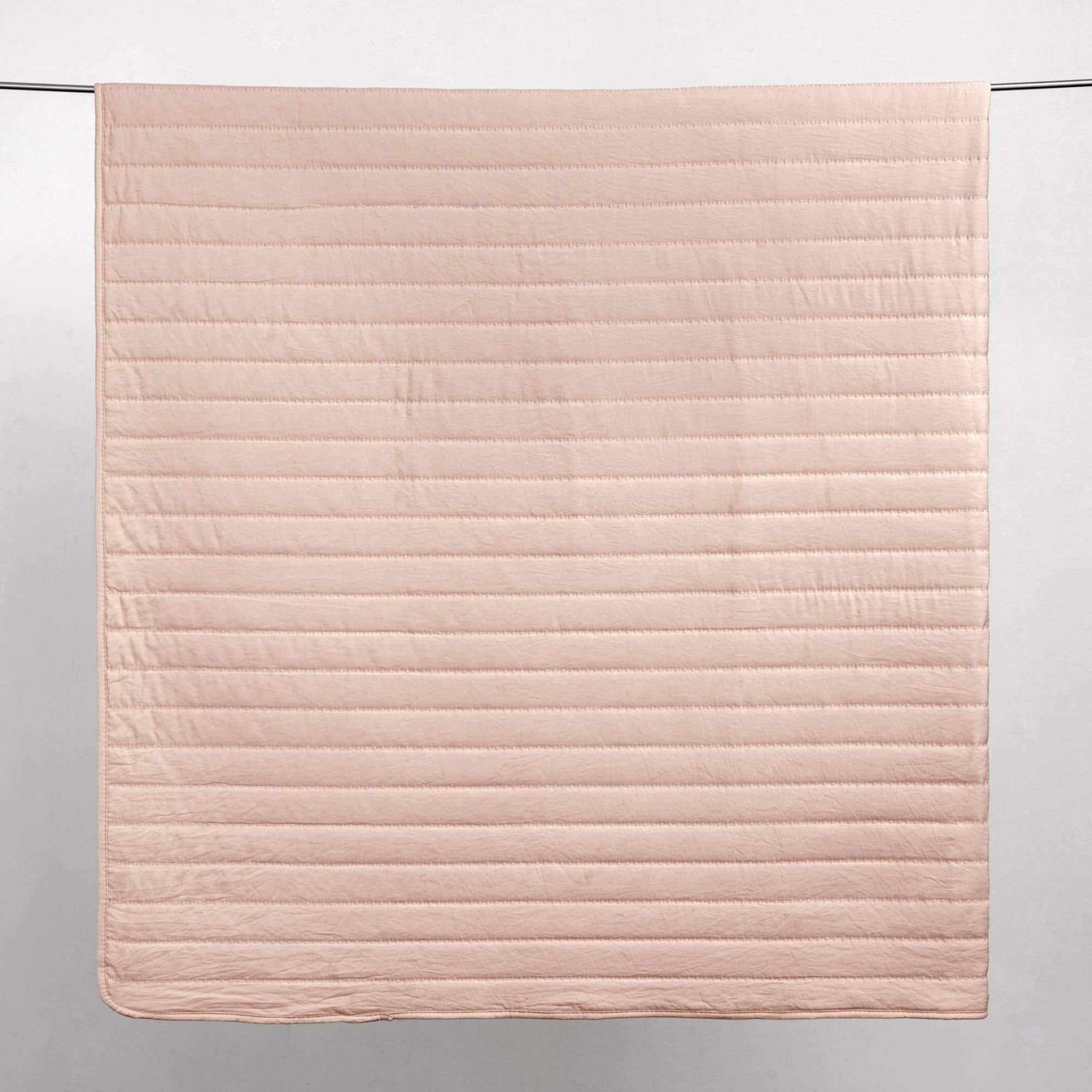 Juego de Edredón de 3 Piezas Rosa Claro para Cama King con - Imagen 8