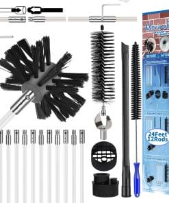 Kit de Limpieza de Conductos de Secadora de 24 Pies