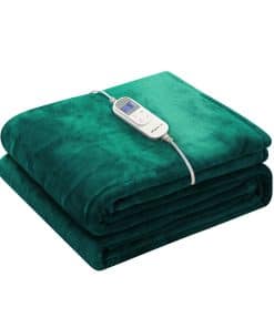 Manta Eléctrica Wapaneus 72" x 84" Tamaño -Verde Vintage