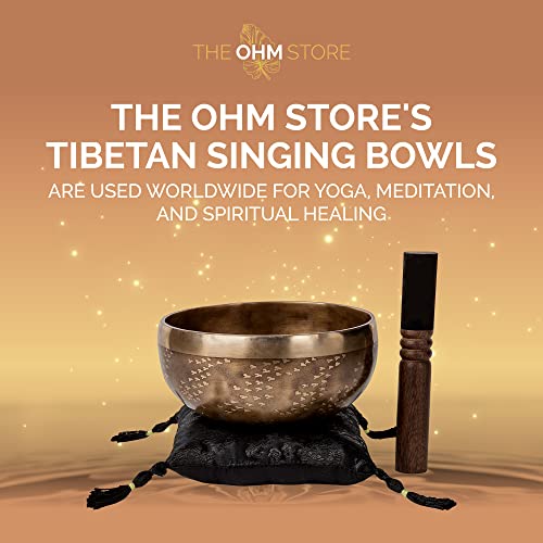 Set de Cuenco Tibetano Grande de Diseño Antiguo by Ohm - Imagen 5