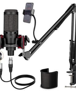 Micrófono de Condensador XLR, Micrófono de Estudio