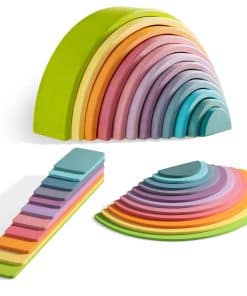 Conjunto de Apilamiento de Arcoíris de MERRYHEART - Juguete