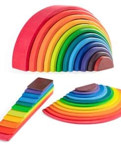 Conjunto de Apilamiento de Arco Iris de MERRYHEART -
