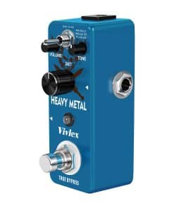 Pedal de Efecto de Distorsión de Metal Pesado Vivlex