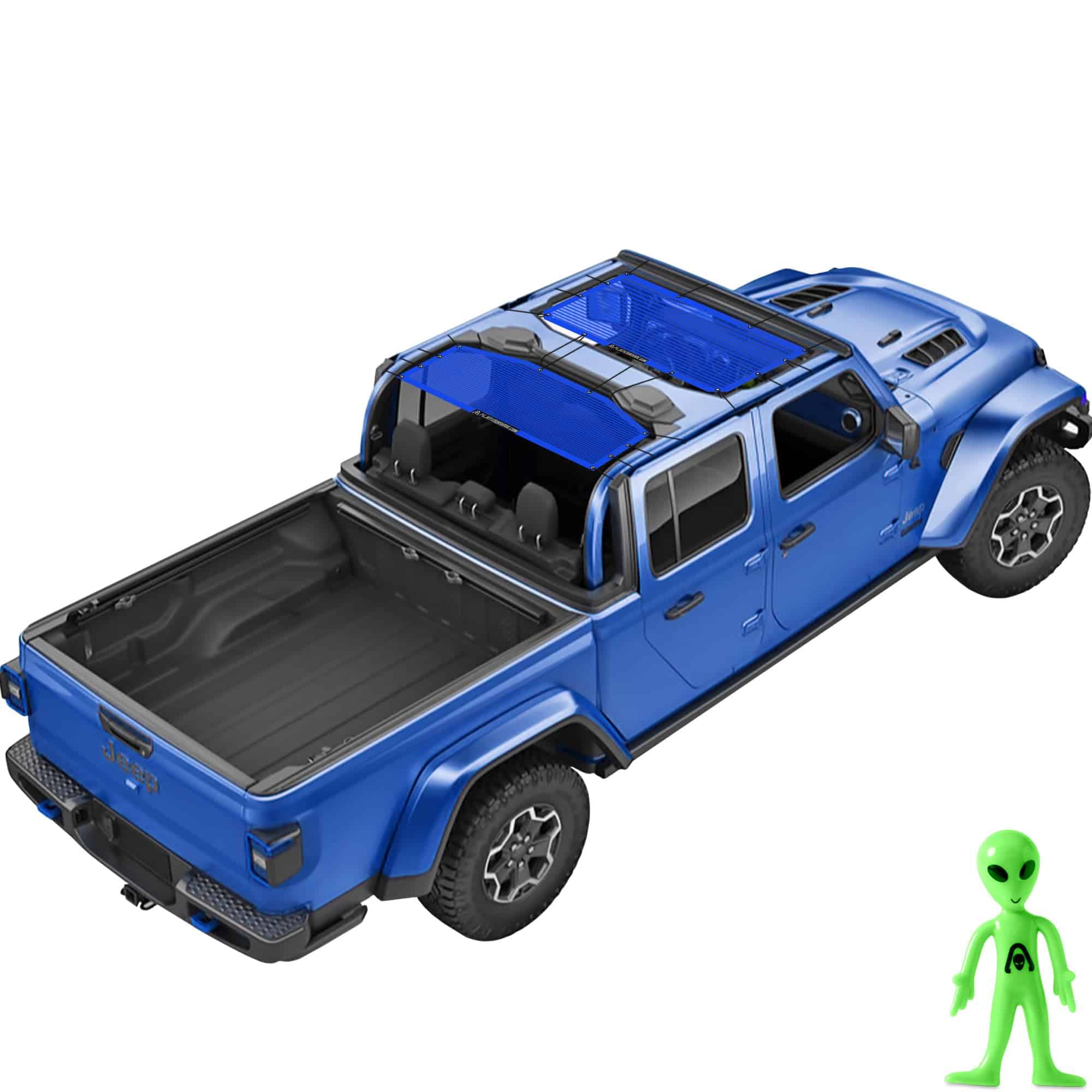 Alien Sunshade Jeep Gladiator Sun Shade Azul (2018-2023) -