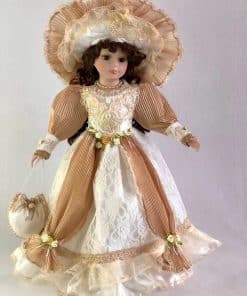 Muñeca Victoriana de Porcelana de 18 pulgadas de la