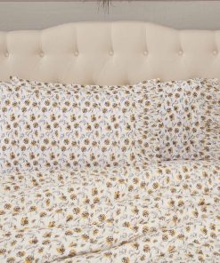 Funda de Almohada Estándar Tamaño Morning Meadow Floral,