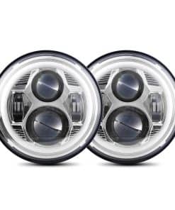REALOVE 2PCS Faros LED de 7 pulgadas con DRL y Luces de