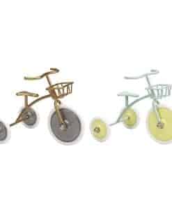 Triciclo de Metal en Miniatura Aizulhomey para Casa de
