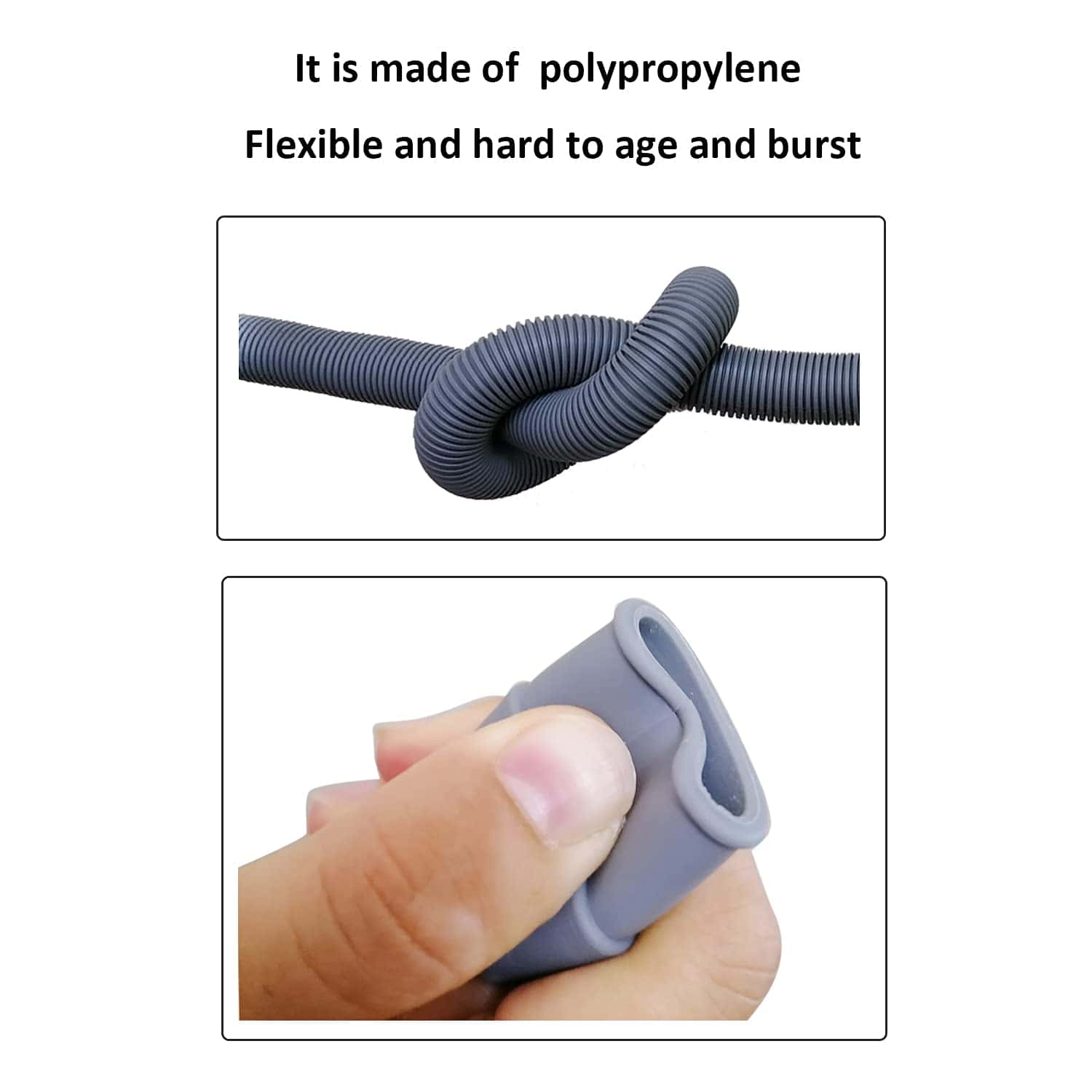 Manguera de desagüe para lavavajillas universal - Kit de - Imagen 4