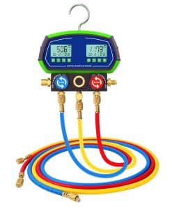 Manómetros Digitales de HVAC para R410A R134a con