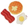 Combo de Juguetes de Peluche TONBO - Waffle, Tocino, Huevo