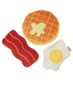 Combo de Juguetes de Peluche TONBO - Waffle, Tocino, Huevo