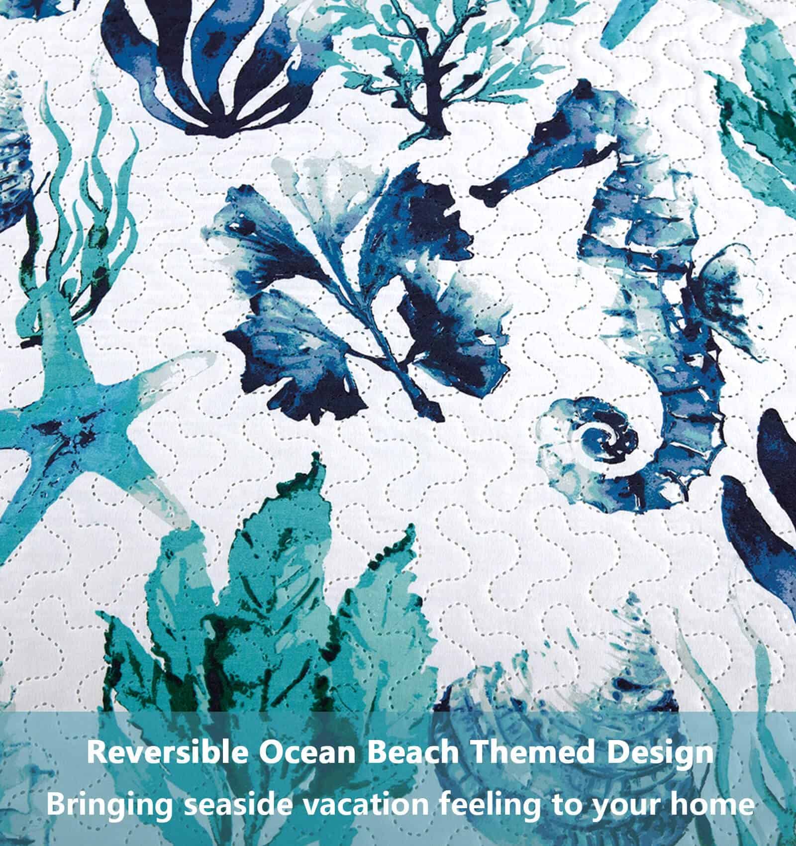 Juego de Edredones de 3 Piezas con Tema de Océano tamaño - Imagen 5