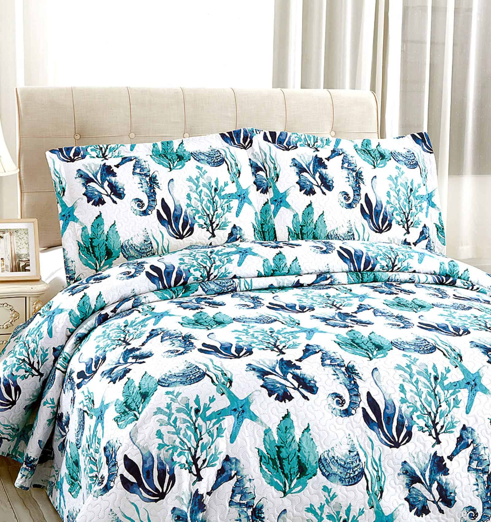 Juego de Edredones de 3 Piezas con Tema de Océano tamaño - Imagen 7