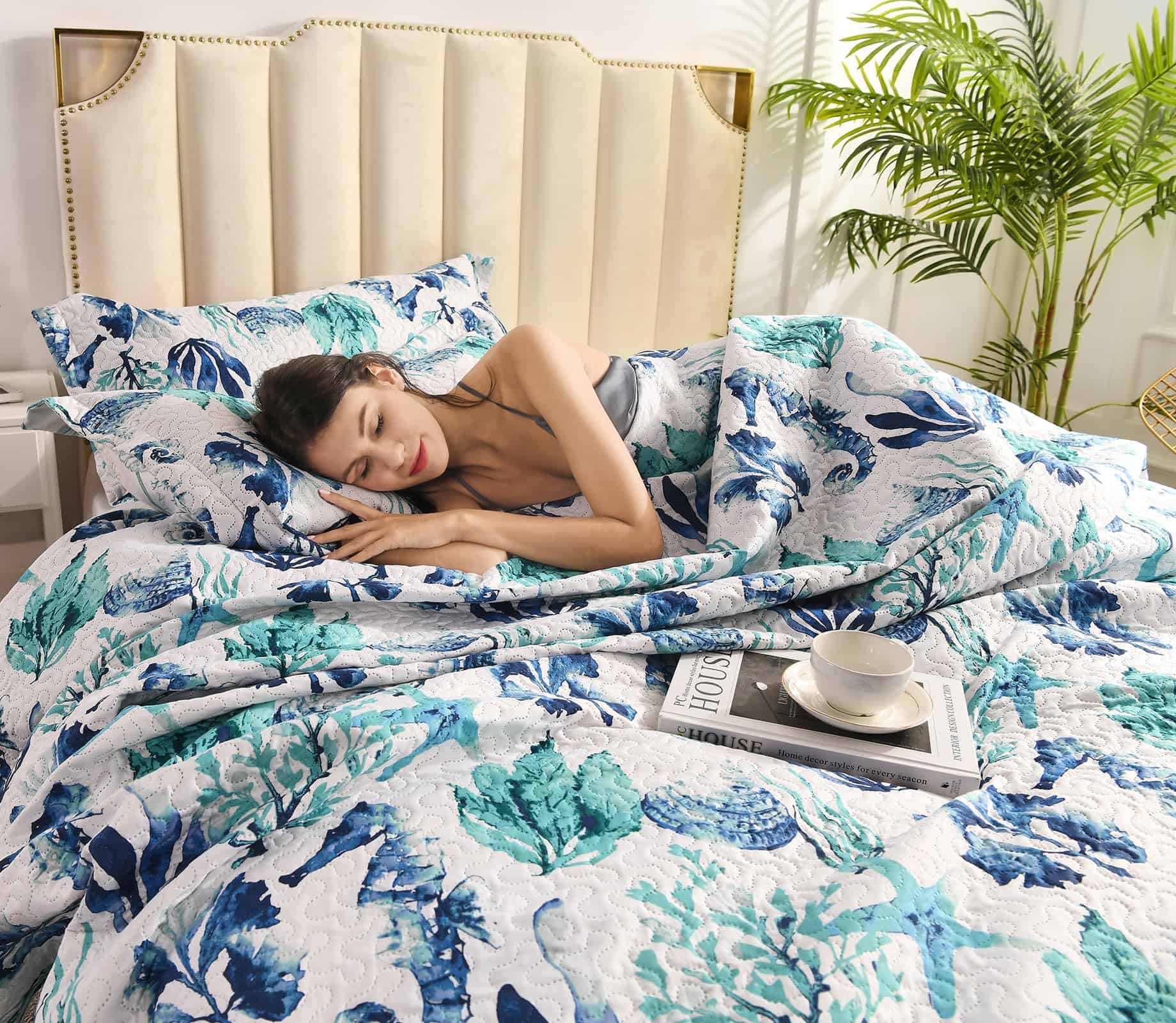 Juego de Edredones de 3 Piezas con Tema de Océano tamaño - Imagen 4